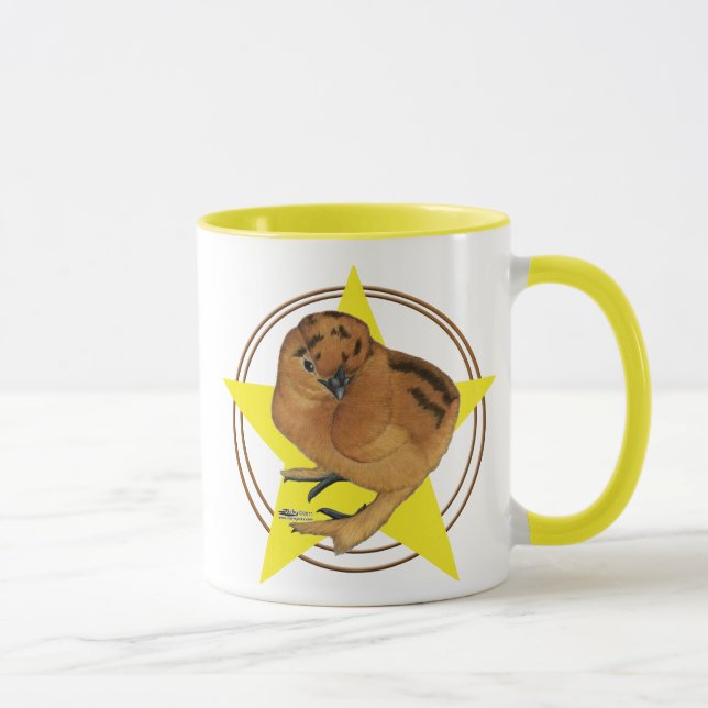 Taza Estrella de pollo rojo Silkie (Derecha)