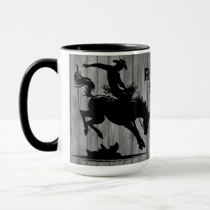 Taza Estrella de Rodeo Personalizada