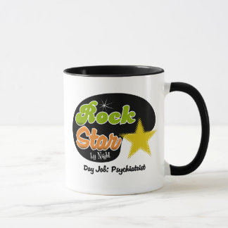 Taza Estrella del rock por noche - psiquiatra del