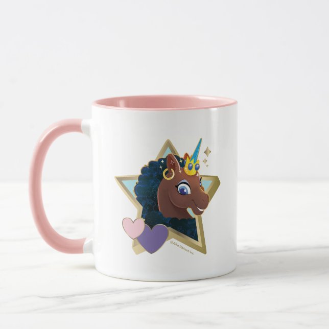 Taza Estrella mágica africana unicornio (Izquierda)