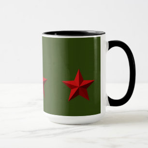 Taza - estrella roja