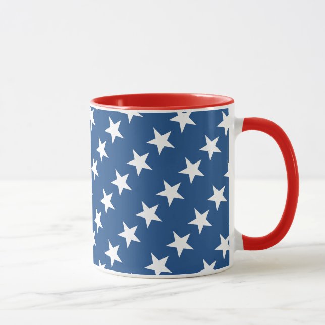 Taza Estrella roja blanca y azul (Derecha)
