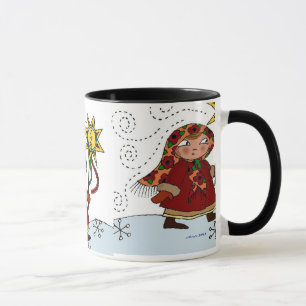 Taza Estrella ucraniana del navidad