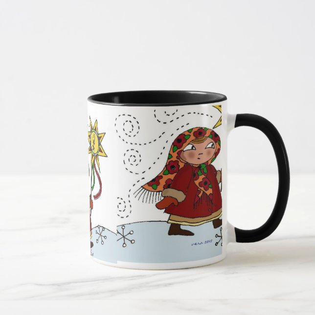 Taza Estrella ucraniana del navidad (Derecha)