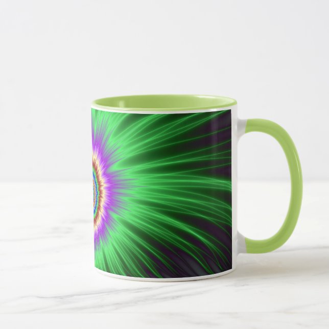 Taza Estrella verde Mug Burst (Derecha)