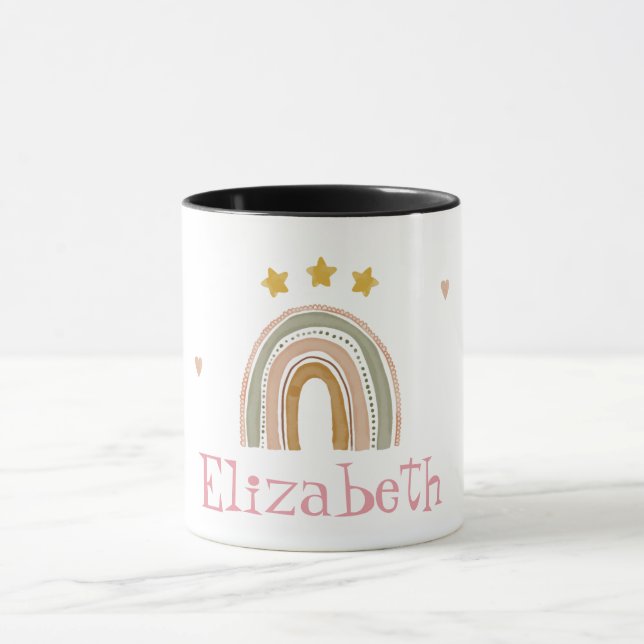 Taza Estrellas Corazones Arcoíris Lindos (Centro)