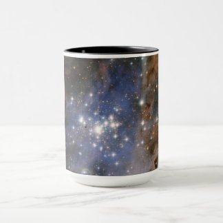 Taza Estrellas de diamantes en el espacio de burbujas d