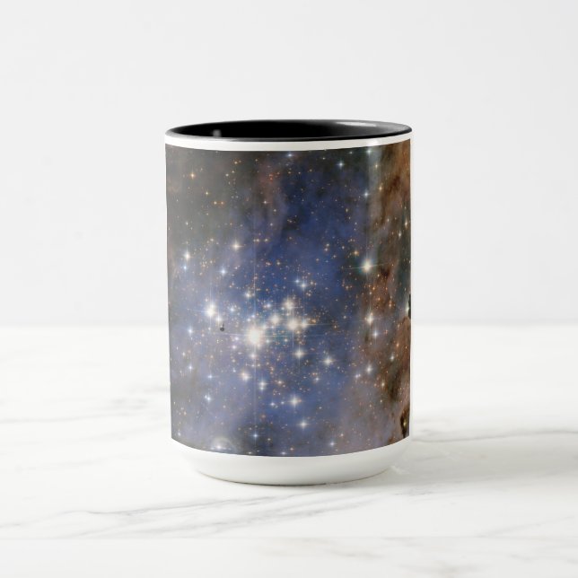 Taza Estrellas de diamantes en el espacio de burbujas d (Centro)
