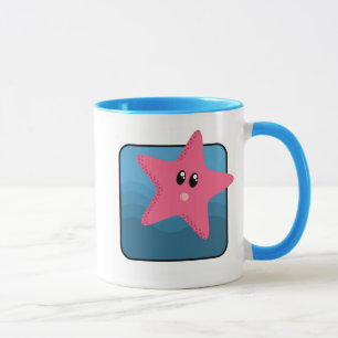 Taza Estrellas de mar del dibujo animado