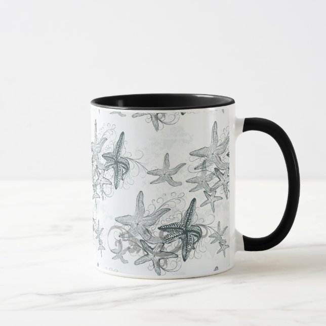 Taza Estrellas de mar en el modelo del mar (Derecha)