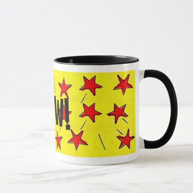 Taza Estrellas de Retro Comix "¡WOW!" (Derecha)