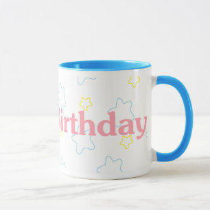 Taza Estrellas del feliz cumpleaños