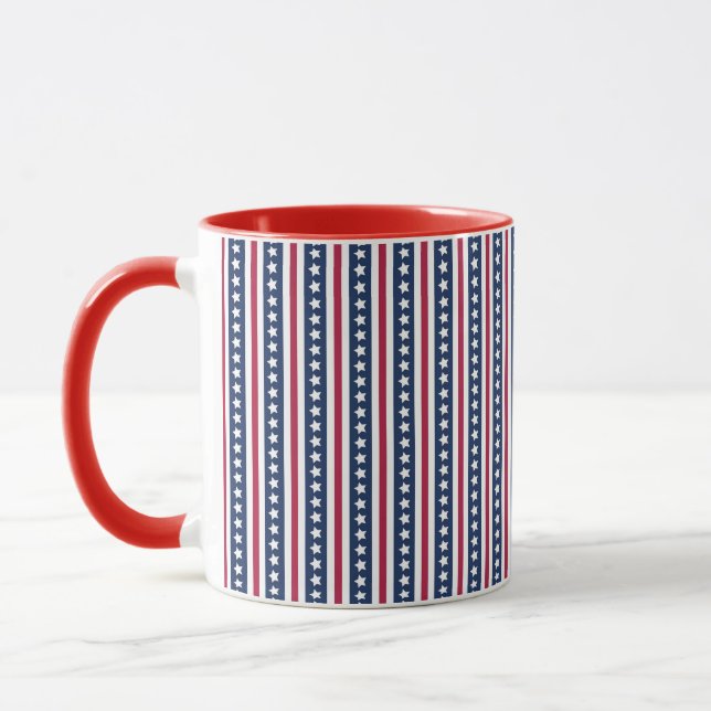 Taza Estrellas y barras Americana (Izquierda)