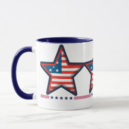 Taza "Estrellas y franjas de cerdo americano"