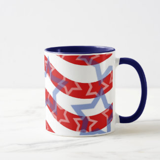 Taza Estrellas Y Rayas