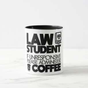 Taza Estudiante de Derecho/Abogado