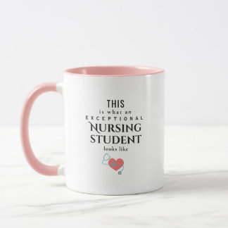 Taza Estudiante de Enfermería Excepcional Nombre Person