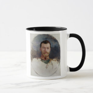 Taza Estudie para un retrato del Tsar Nicolás II 1898