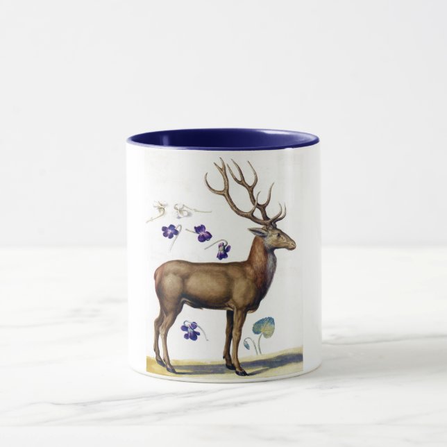 Taza Estudio de ciervos y flores, Arcimboldo (Centro)