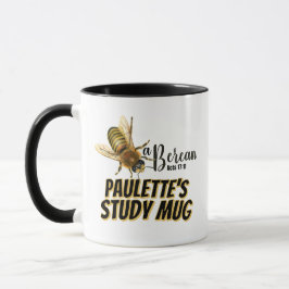 Taza Estudio de Verso Bíblico Personalizado SER UN BERE