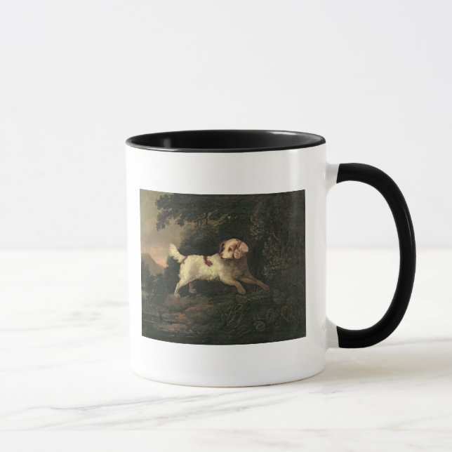 Taza Estudio del perro de aguas de Clumber (Derecha)
