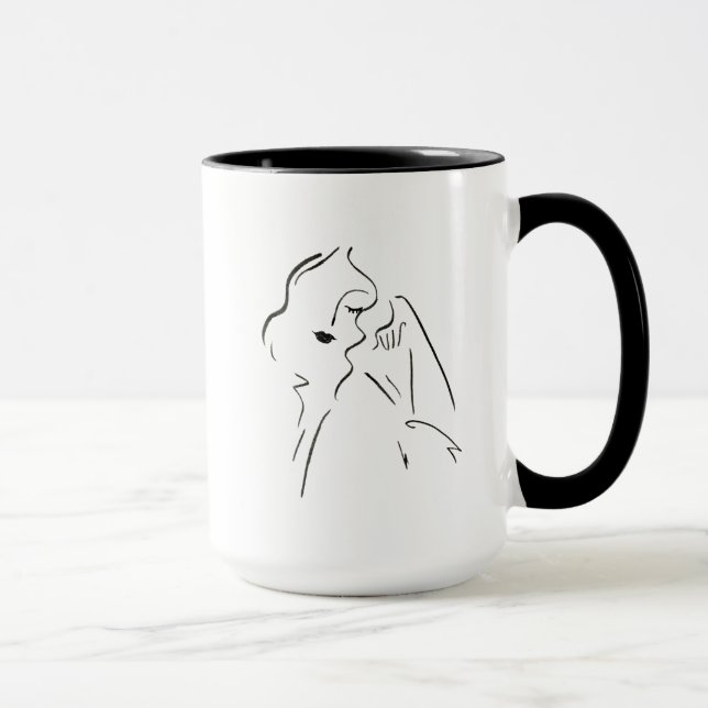 Taza Estudio simple - Esbozo de una dama (Derecha)