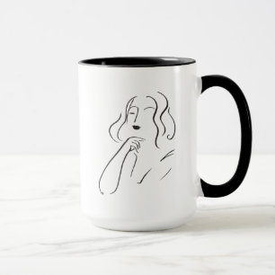 Taza Estudio simple - Esbozo de una mujer
