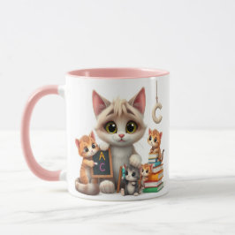 Taza Estudio sobre gatitos escolares Buddy Mug