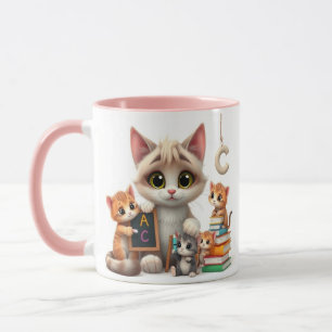 Taza Estudio sobre gatitos escolares Buddy Mug