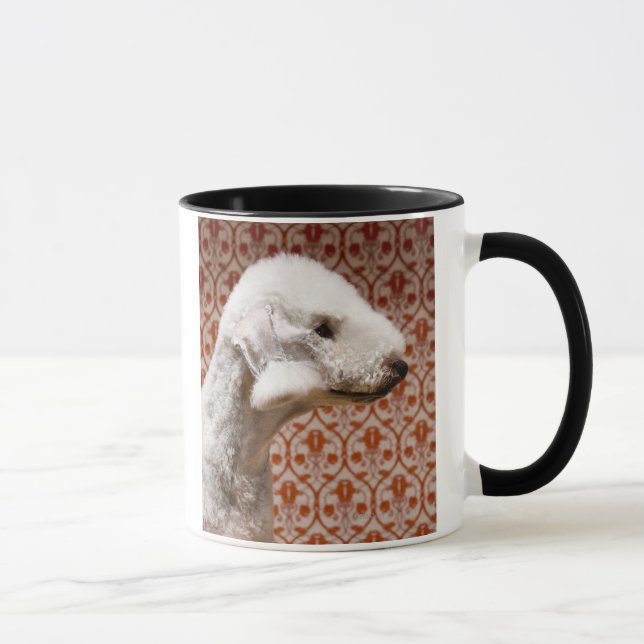 Taza Estudio tirado de Bedlington Terrier (Derecha)