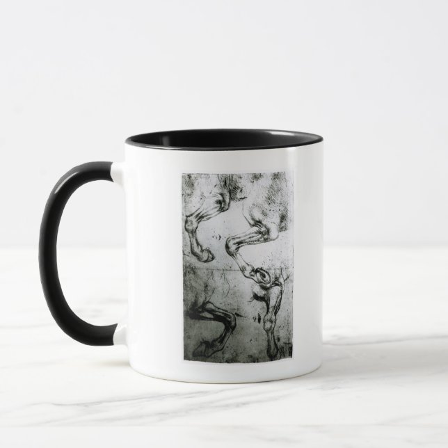 Taza Estudios de las piernas de los caballos (Izquierda)