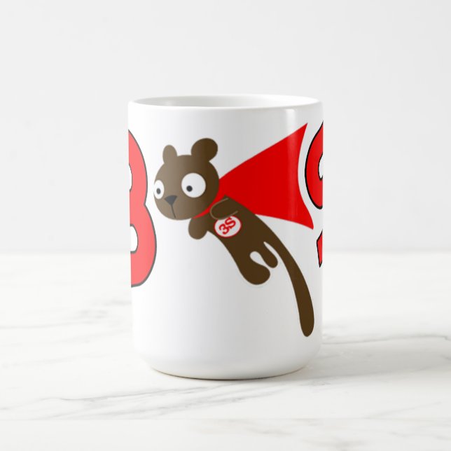taza estupenda de la ardilla 3S (Centro)