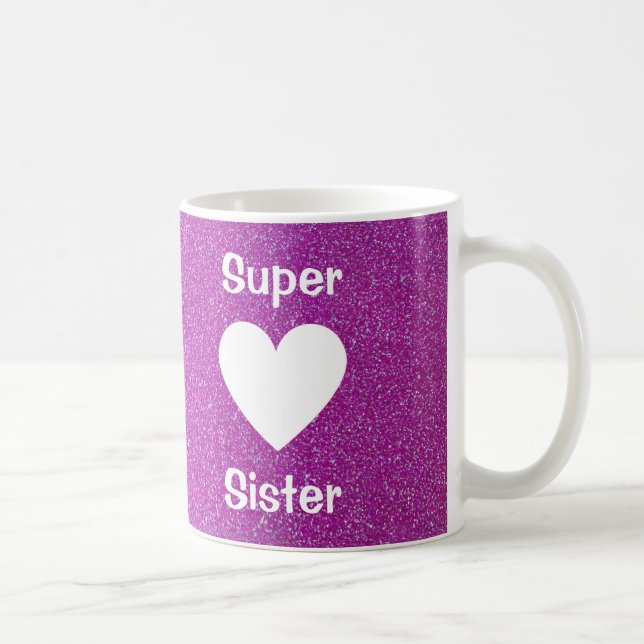 Taza estupenda de la hermana del corazón púrpura (Derecha)