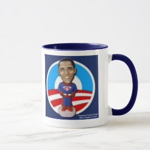 Taza estupenda de Obama/del campanero