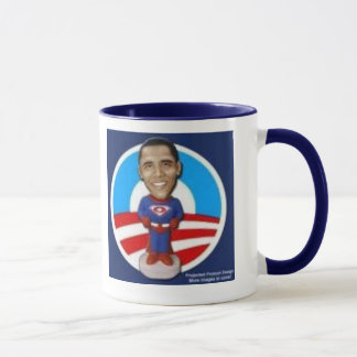 Taza estupenda de Obama/del campanero