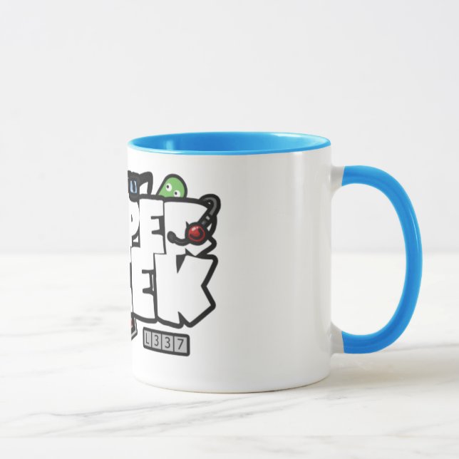 Taza estupenda del friki (Derecha)