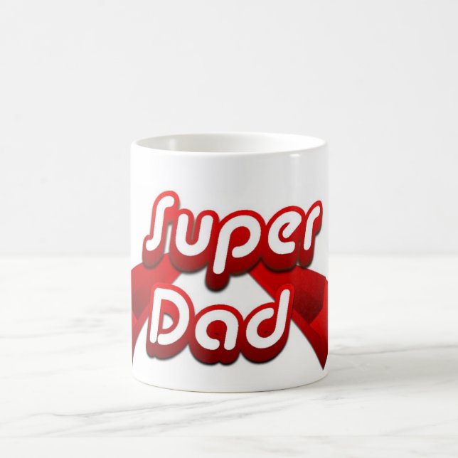 Taza estupenda del rojo del papá (Centro)