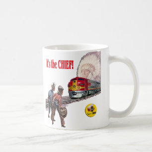 Taza estupenda del tren de Santa Fe principal