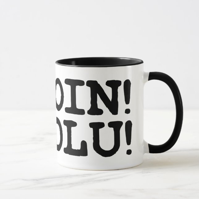 TAZA ¡ETAOIN! ¡SHRDLU! (Derecha)