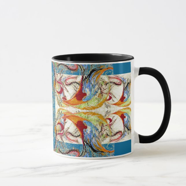Taza Eterna elegancia fantasía abstracta (Derecha)