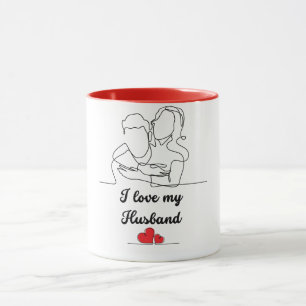 Taza Eternal Love Emblem: Amo a mi esposo