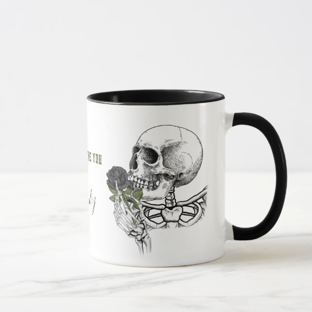 Taza Eternity Skull Coffee Mug Gift Idea (Derecha)