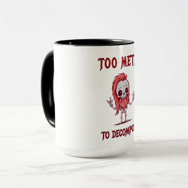 Taza Eterno Metalhead (Anverso izquierdo)