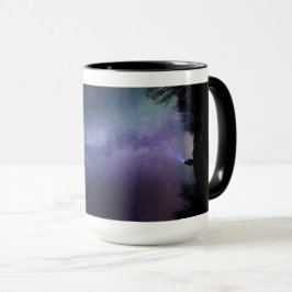 Taza Ethereal Purple Smoke Art