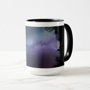 Taza Ethereal Purple Smoke Art