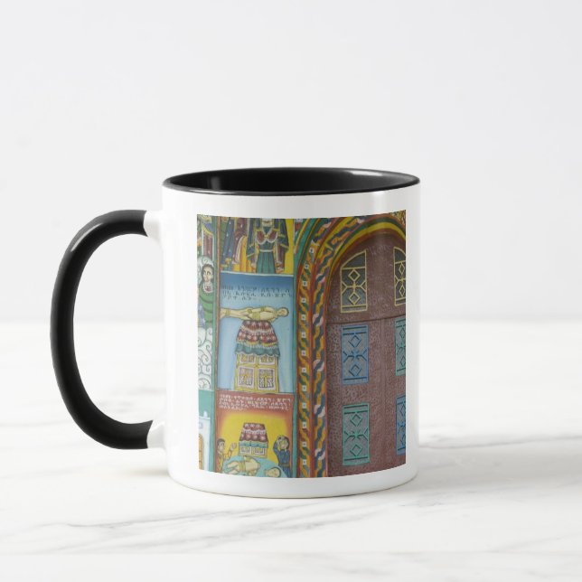 Taza Etiopía:  Región de Tigray, Axum, Iglesia de Crist (Izquierda)
