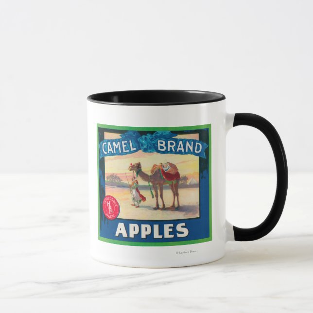 Taza Etiqueta de Apple Camel - Estado de Washington (Derecha)
