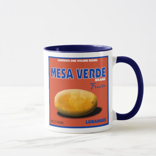 Taza Etiqueta de fruta Mug (Derecha)