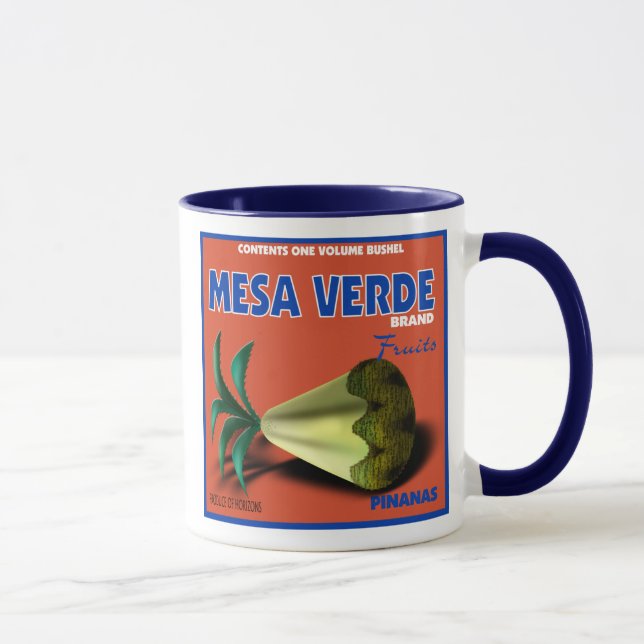 Taza Etiqueta de fruta Mug (Derecha)