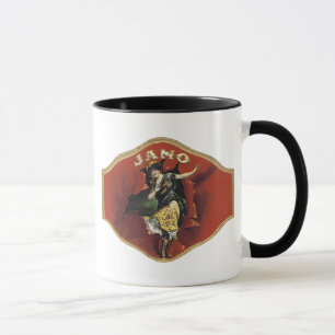 Taza Etiqueta de jano cigar